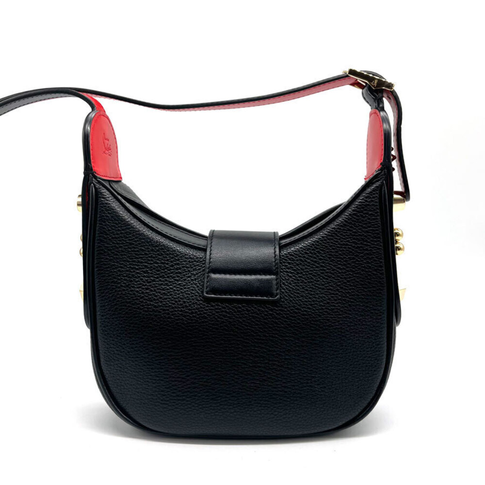 Christian Louboutin bag leather shoulder red black